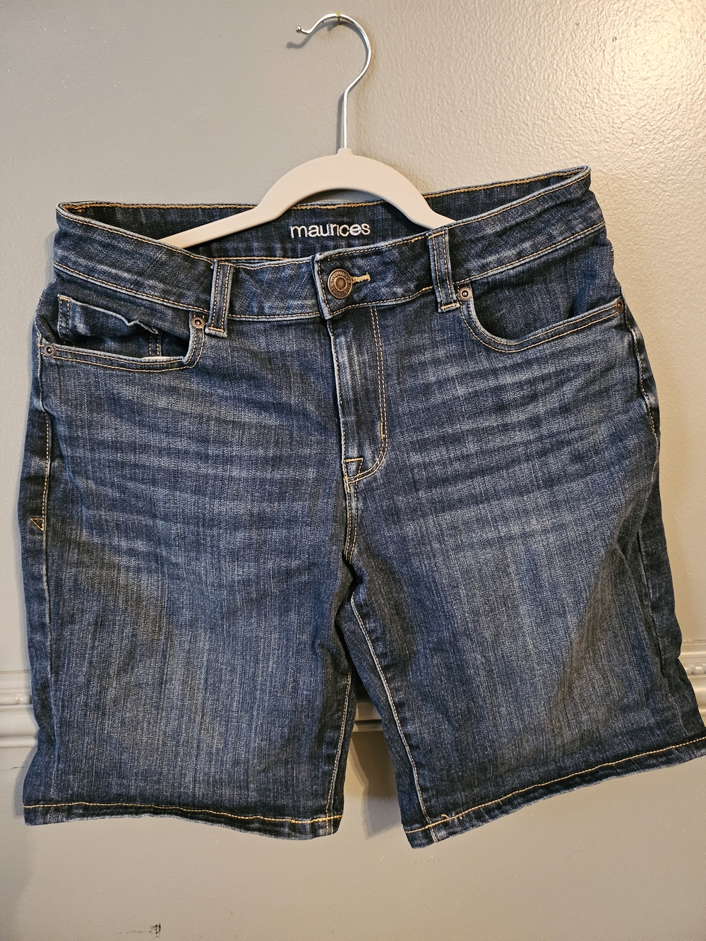 Maurices Bermuda Shorts (Size 10) Denim
